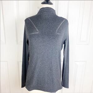 PUMA Womens M Workout Evo Knit Top Long Sleeve